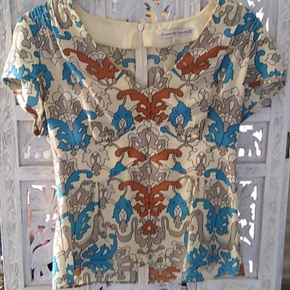 SOLD Nanette Lenore silk blouse - Picture 1 of 3